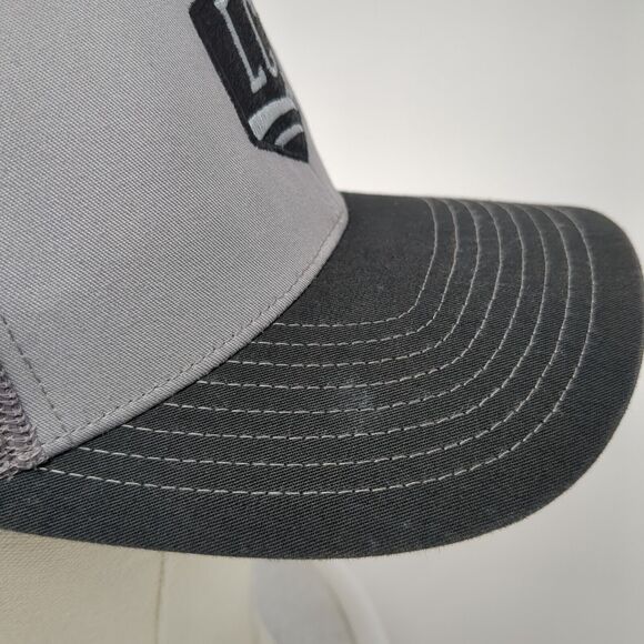 LCS Snapback 112 Trucker Hat Gray One Size Adjustable Mesh Back Richardson - Picture 5 of 10